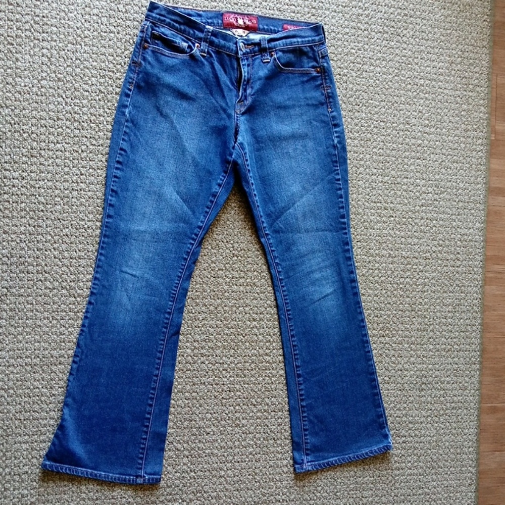 LUCKY BRAND SOFIA BOOT ANKLE JEANS SIZE 6/28 - Picture 2 of 10